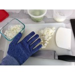 Mercer Culinary M33416BLL Millennia Fit® Blue A4 Level Cut-Resistant Glove - Large
