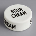 TableCraft 12463C3F 24 oz. SelecTop Wide Mouth Dualway First In First Out 