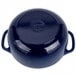 Lodge EC6D32 6 Qt. Indigo Enameled Cast Iron Dutch Oven Lodge EC6D32 6 Qt. Indigo Enameled Cast Iron Dutch Oven