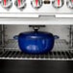 Lodge EC6D32 6 Qt. Indigo Enameled Cast Iron Dutch Oven Lodge EC6D32 6 Qt. Indigo Enameled Cast Iron Dutch Oven