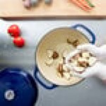 Lodge EC6D32 6 Qt. Indigo Enameled Cast Iron Dutch Oven Lodge EC6D32 6 Qt. Indigo Enameled Cast Iron Dutch Oven