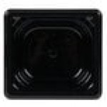 Vollrath 8064420 Super Pan® 1/6 Size Black Polycarbonate Food Pan - 4 Vollrath 8064420 Super Pan® 1/6 Size Black Polycarbonate Food Pan - 4