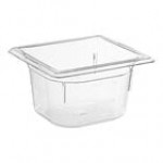 Vollrath 8064420 Super Pan® 1/6 Size Black Polycarbonate Food Pan - 4 Vollrath 8064420 Super Pan® 1/6 Size Black Polycarbonate Food Pan - 4