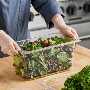 Carlisle 3066207 StorPlus 1/3 Size Clear Polycarbonate Food Pan - 6 Carlisle 3066207 StorPlus 1/3 Size Clear Polycarbonate Food Pan - 6