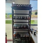 Choice 8 oz. Half-Pint Regular Mouth Glass Canning / Mason Jar with Silver Metal Lid and Band - 12/Case