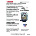 SaniServ 407 7 Qt. Countertop Air Cooled Soft Serve Ice Cream Machine with 1 Hopper - 115V
