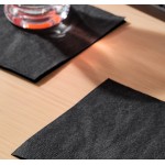 Choice Black 2-Ply Customizable Beverage / Cocktail Napkin - 1,000/Case