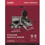 Estella WSMXS2A Stacked Waffle Maker - 120V, 1820W Estella WSMXS2A Stacked Waffle Maker - 120V, 1820W