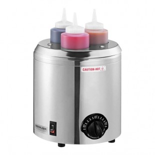 Server SBW 86810 Signature Touch 3 Qt. Round Warmer with 3 Bottles - 120V, 500W