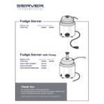 Server SBW 86810 Signature Touch 3 Qt. Round Warmer with 3 Bottles - 120V, 500W
