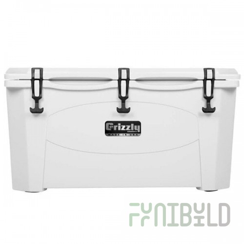 Grizzly Cooler 75 Qt. White Outdoor Merchandiser / Cooler