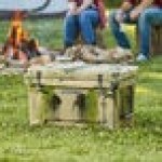 CaterGator CG45CAMO Camouflage 45 Qt. Rotomolded Outdoor Cooler / Ice Chest