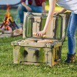 CaterGator CG45CAMO Camouflage 45 Qt. Rotomolded Outdoor Cooler / Ice Chest
