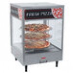 Benchmark USA 51012 Humidified Rotating Pizza / Pretzel Display Warmer with Pretzel Rack and 12 Benchmark USA 51012 Humidified Rotating Pizza / Pretzel Display Warmer with Pretzel Rack and 12
