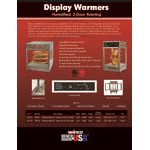 Benchmark USA 51012 Humidified Rotating Pizza / Pretzel Display Warmer with Pretzel Rack and 12 Benchmark USA 51012 Humidified Rotating Pizza / Pretzel Display Warmer with Pretzel Rack and 12