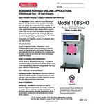 SaniServ 108SHO 25 Qt. Countertop Water Cooled Frozen Cocktail Machine with 1 Hopper - 208/230V SaniServ 108SHO 25 Qt. Countertop Water Cooled Frozen Cocktail Machine with 1 Hopper - 208/230V