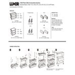 Luxor WT34E Black Tuffy AV Cart - 3 Shelf, 24