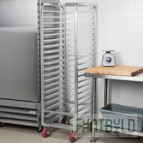 Channel AXD-UTR-20 20 Pan Heavy-Duty Aluminum Steam Table / Bun Pan Rack - Assembled