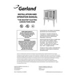 Garland MCO-ED-10M Single Deck Deep Depth Full Size Electric Convection Oven with easyTouch Controls - 208V, 1 Phase, 10.4 kW