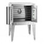 Garland MCO-GS-10S Natural Gas Single Deck Standard Depth Full Size Convection Oven with Analog Controls - 60,000 BTU