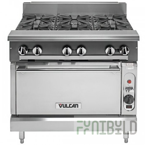 Vulcan V6B36S-LP V Series Liquid Propane 6 Burner 36
