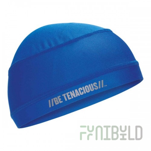 Ergodyne Chill-Its 6632 Blue Performance Knit Evaporative Cooling Skull Cap 12689