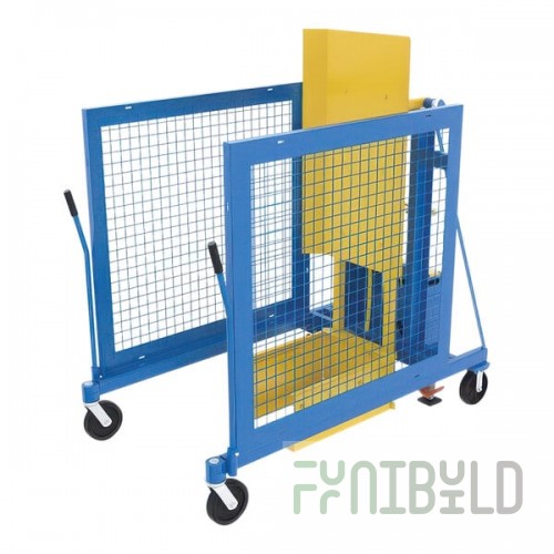 Vestil 400 lb. Electric Hydraulic Trash Can Dumper with 60