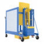 Vestil 400 lb. Electric Hydraulic Trash Can Dumper with 60