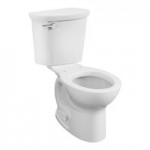 American Standard Cadet PRO 215AB004.020 White Vitreous China Floor-Mount Chair Height Elongated Toilet - 1.6 GPF