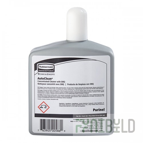 Rubbermaid® AutoClean FG400586 Purinel Drain Maintainer and Cleaner Solution Deodorizer Refill for FG500409 and FG500410