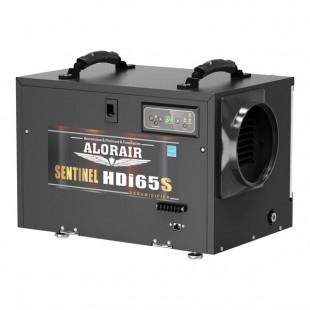 AlorAir Sentinel HDi65S Black Commercial-Grade Dehumidifier with Pump - 115V