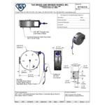 T&S B-7142-C10 50' Enclosed Stainless Steel Hose Reel with EB-2322 Extended Spray Wand