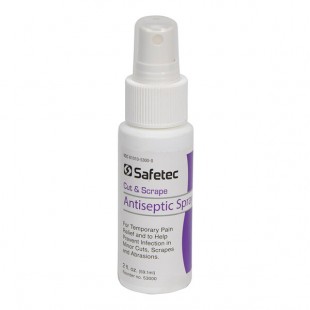Safetec 91433 2 oz. Cut and Scrape Antiseptic Spray - 24/Case