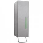 Bobrick B-35649.MBLK TrimLineSeries 12 Gallon Surface-Mounted Mount Trash Can with Matte Black Finish