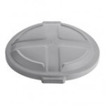 Continental 3202GY Huskee 32 Gallon Gray Round Dome Trash Can Lid Continental 3202GY Huskee 32 Gallon Gray Round Dome Trash Can Lid