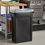 Rubbermaid® FG354060BLA 92 Qt. / 23 Gallon Slim Jim Black Rectangular Trash Can