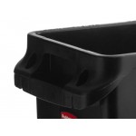 Rubbermaid® FG354060BLA 92 Qt. / 23 Gallon Slim Jim Black Rectangular Trash Can