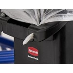 Rubbermaid® FG354060BLA 92 Qt. / 23 Gallon Slim Jim Black Rectangular Trash Can