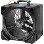 Powr-Flite PDF5DX 2-Speed Axial Fan / Air Mover with Handle and Wheels - 1/4 hp
