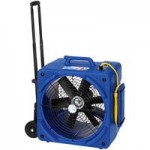 Powr-Flite PDF5DX 2-Speed Axial Fan / Air Mover with Handle and Wheels - 1/4 hp