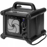 Powr-Flite PDF5DX 2-Speed Axial Fan / Air Mover with Handle and Wheels - 1/4 hp