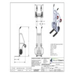 Valley Craft 1,000 lb. Aluminum Deep Frame 4-Wheel Pallet Truck with 2 Rubber Wheels and 2 Swivel Casters F84802A9 Valley Craft 1,000 lb. Aluminum Deep Frame 4-Wheel Pallet Truck with 2 Rubber Wheels and 2 Swivel Casters F84802A9