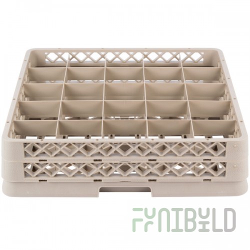 Vollrath TR13BB Traex® Low Profile Full-Size Beige 25-Compartment 3 9/16