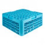 Carlisle RW30-214 OptiClean NeWave 30 Compartment Glass Rack with 3 Extenders