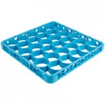 Carlisle RW30-214 OptiClean NeWave 30 Compartment Glass Rack with 3 Extenders