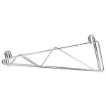 Metro 2WD18C Super Erecta Chrome Double Direct Wall Mount Bracket for Adjoining 18 Metro 2WD18C Super Erecta Chrome Double Direct Wall Mount Bracket for Adjoining 18