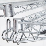 Metro 2WD18C Super Erecta Chrome Double Direct Wall Mount Bracket for Adjoining 18 Metro 2WD18C Super Erecta Chrome Double Direct Wall Mount Bracket for Adjoining 18