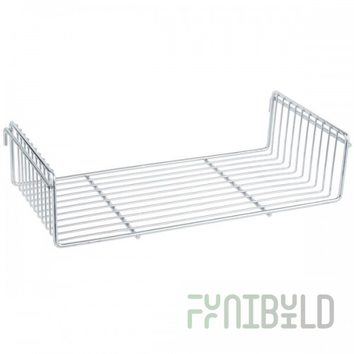 Metro PBA-GSD SmartWall G3 Chrome Grid Shelf with Side Ledges - 9