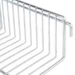 Metro PBA-GSD SmartWall G3 Chrome Grid Shelf with Side Ledges - 9