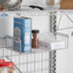 Metro PBA-GSD SmartWall G3 Chrome Grid Shelf with Side Ledges - 9